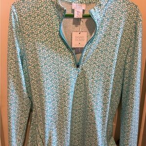 Sigrid Olsen White and Green Apparel